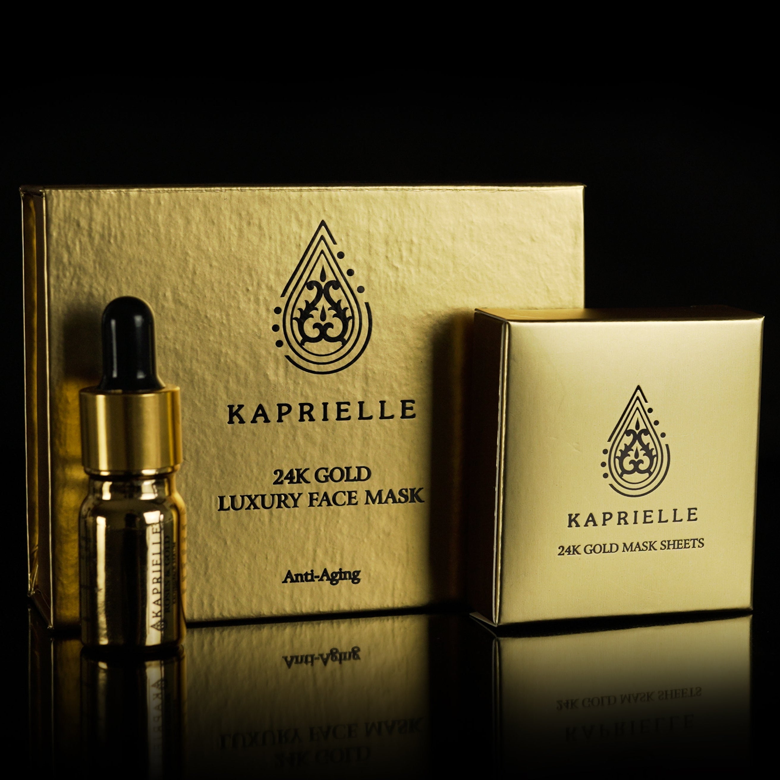 24K Gold Luxury Face Mask by Kaprielle